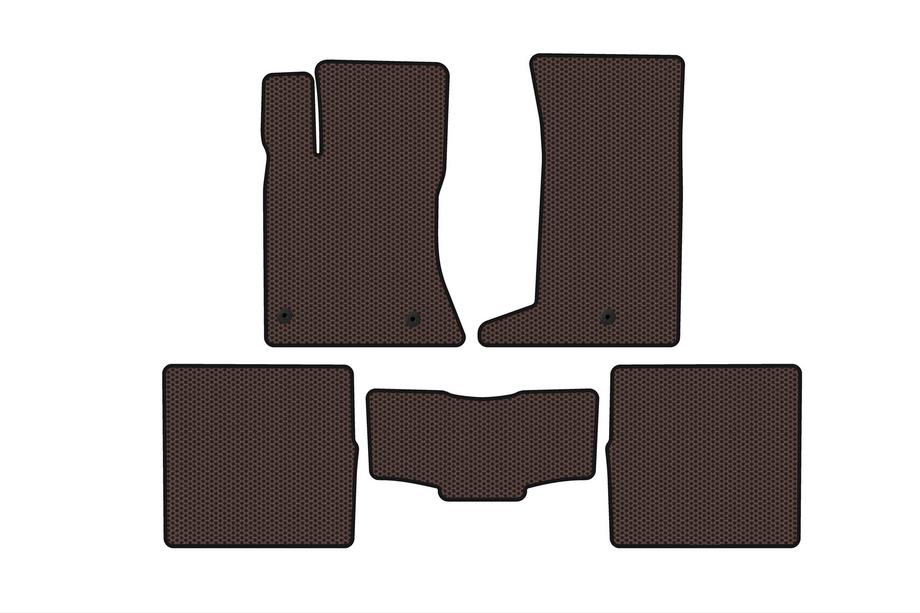 Cadillac SRX 2004–2009 Carsuit gummimåtter (brun) Image