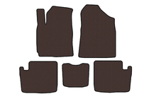 Chery Tiggo 1 2005–2016 Gummimåtter Carsuit (2005-2009, brun) foto 1