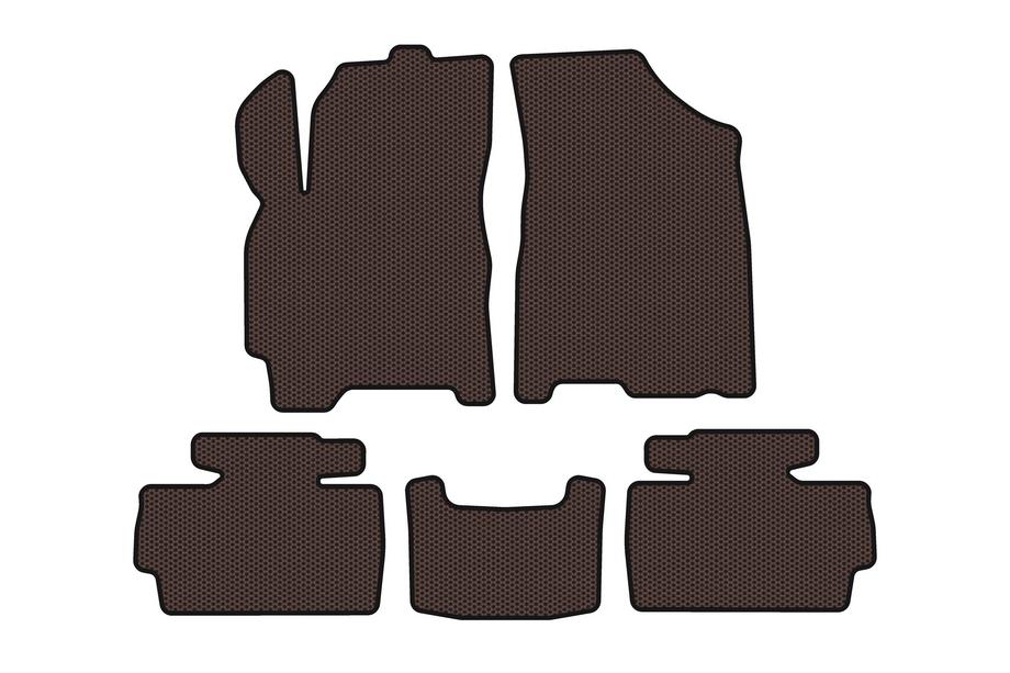 Chery Tiggo 2 2014– Gummimåtter Carsuit (Brun) Image