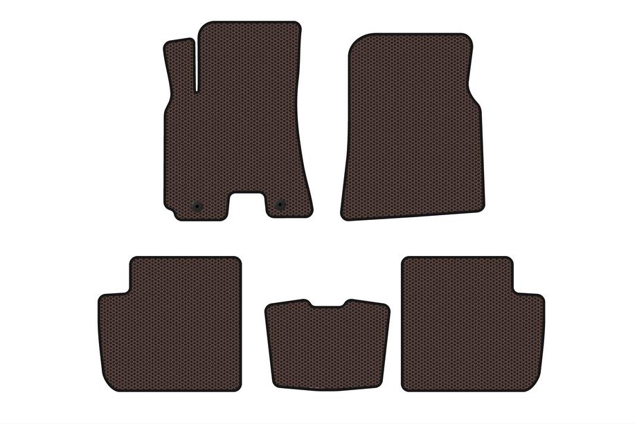 Chery Tiggo 3 2005– Gummimåtter Carsuit (Brun) Image
