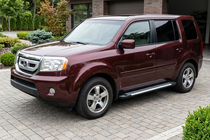Honda Pilot 2008–2015 Sidetrin Line (2 stk., aluminium) foto 1