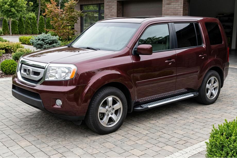 Honda Pilot 2008–2015 Sidetrin Line (2 stk., aluminium) Image