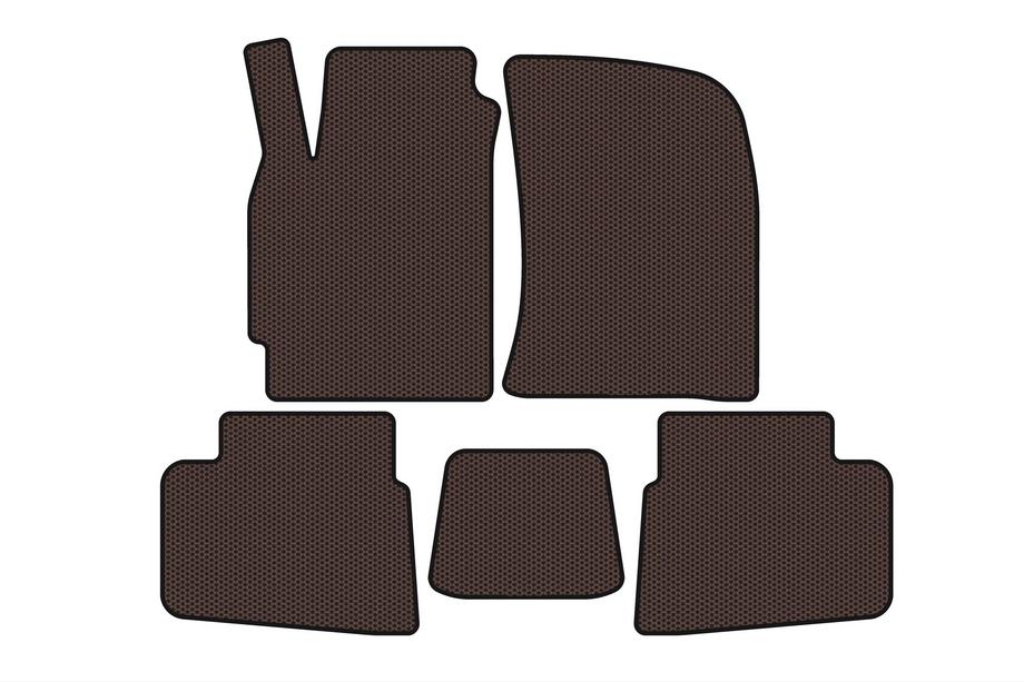 Chevrolet Evanda 2000–2006 Gummimåtter Carsuit (Brun) Image