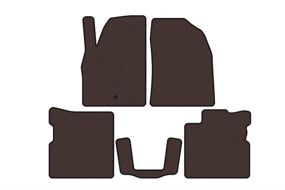 Chevrolet HHR 2005–2011 Gummimåtter Carsuit (Brun) Image