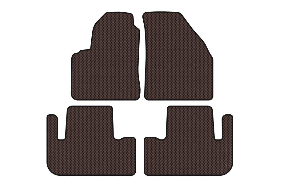 Chevrolet Tacuma/Rezzo 2000–2008 Gummimåtter Carsuit (Brun) Image