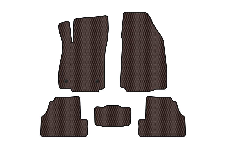 Chevrolet Trax 2012–2023 Gummimåtter Carsuit (2012-2019, brun) Image