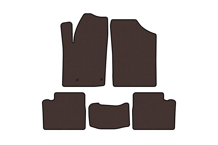 Citroen Berlingo 1996–2008 Gummimåtter Carsuit (Brun) Image