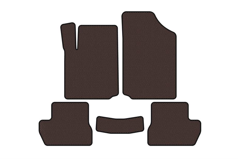 Citroen C-2 2003–2009 Gummimåtter Carsuit (Brun) Image