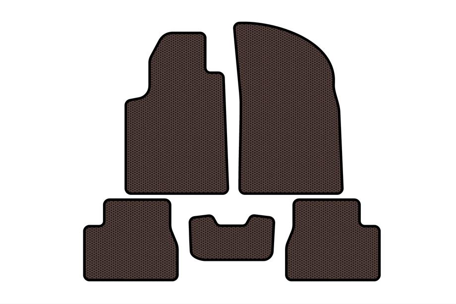 Citroen C-3 2002–2009 Gummimåtter Carsuit (Brun) Image