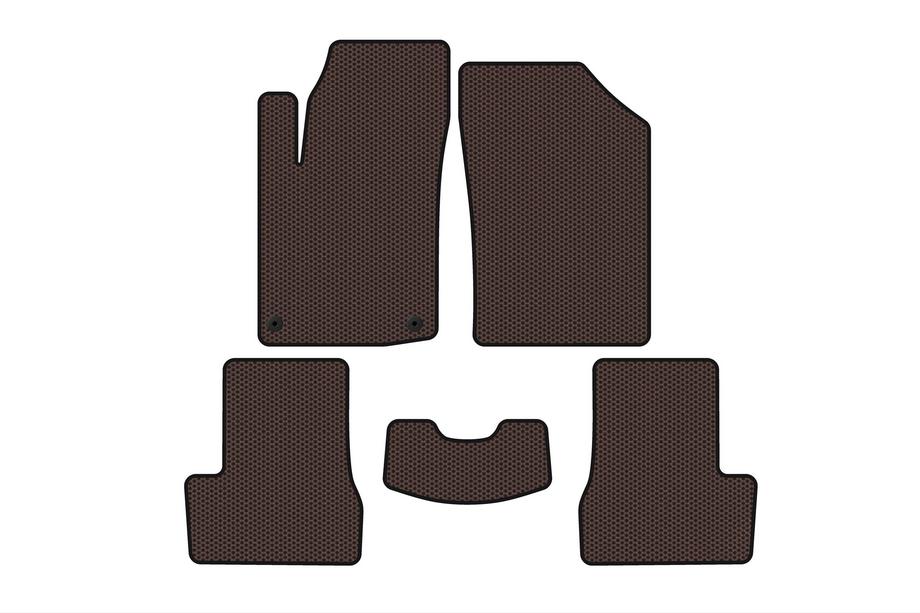 Citroen C-3 2009–2016 Gummimåtter Carsuit (HB, brun) Image