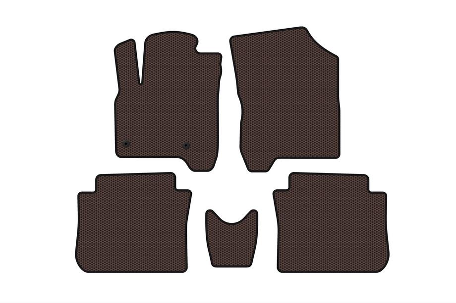 Citroen C-3 Picasso 2010–2017 Gummimåtter Carsuit (Brun) Image