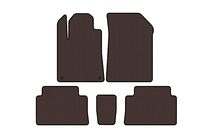 Citroen C-5 2001–2008 Gummimåtter Carsuit (Brun) foto 1