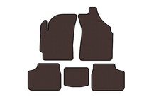 Daewoo Matiz 1998–2008 Gummimåtter Carsuit (Brun) foto 1