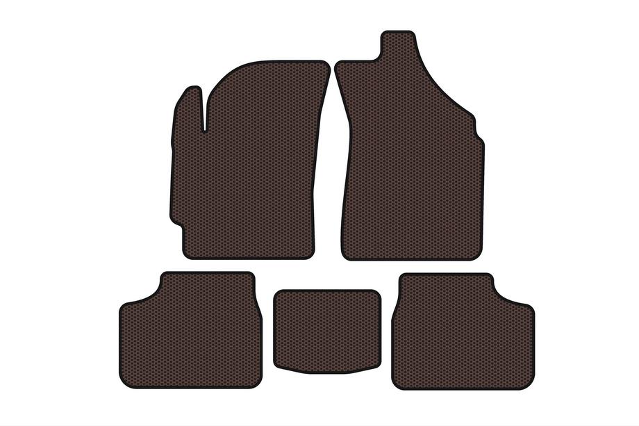 Daewoo Matiz 1998–2008 Gummimåtter Carsuit (Brun) Image