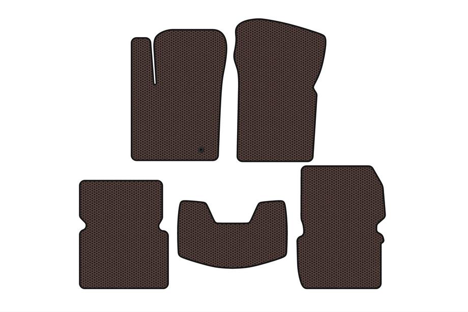 Dodge Avenger 2007–2014 Gummimåtter Carsuit (Brun) Image