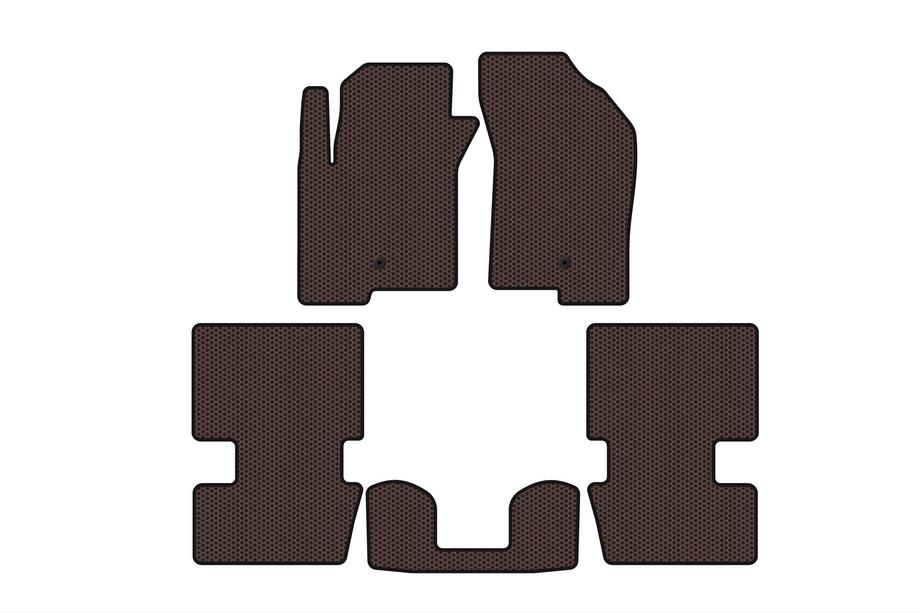 Dodge Caliber 2006–2011 Gummimåtter Carsuit (HB, brun) Image