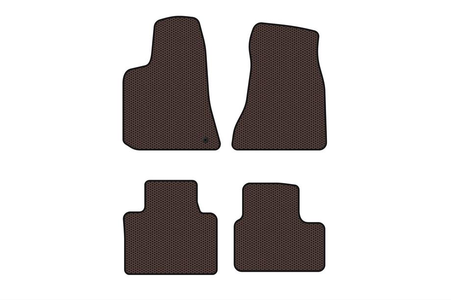 Dodge Charger 2005–2010 Carsuit gummimåtter (2005-2010, brun) Image