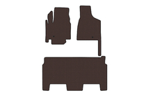 Dodge Grand Caravan V 2008–2020 Gummimåtter Carsuit (2008-2020, 2 rækker, 8-personers/SXT-udstyrsniveau, brun) foto 1