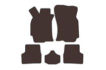 Fiat Albea 2002–2012 Gummimåtter Carsuit (SD, brun) foto 1