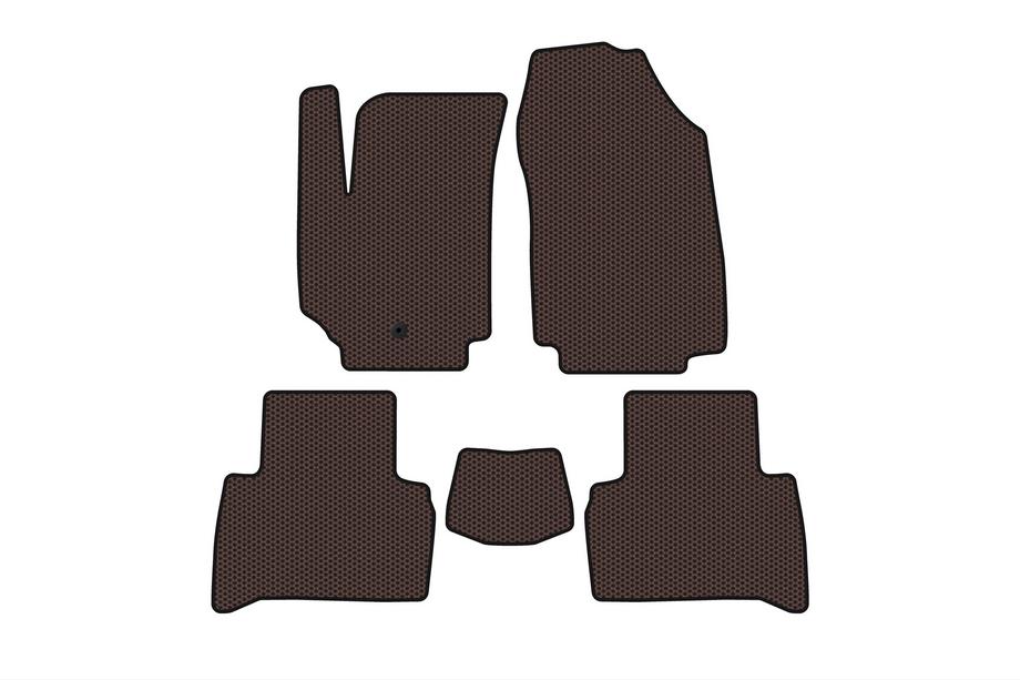 Fiat Croma 2005–2010 Gummimåtter Carsuit (2007-2010, SW, brun) Image