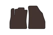 Fiat Fiorino/Qubo 2008–2024 Gummimåtter foran Carsuit (Brun) foto 1
