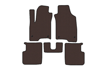 Fiat Panda 2011–2023 Gummimåtter Carsuit (Brun) foto 1