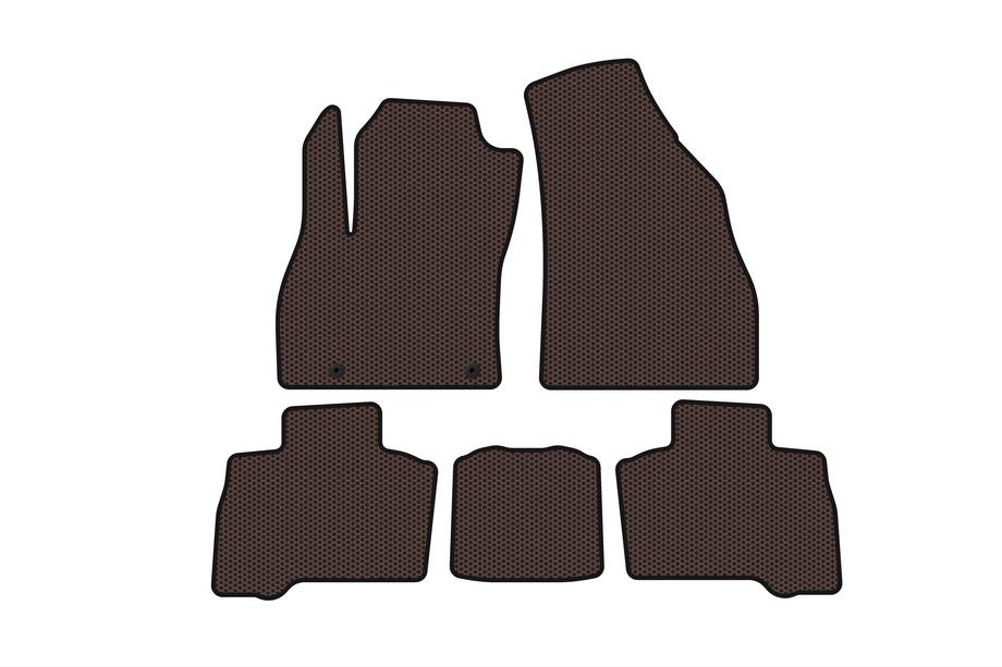 Fiat Fiorino/Qubo 2008–2024 Gummimåtter Carsuit (til Qubo, 2016+, brun) Foto 1