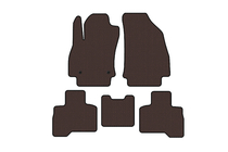 Fiat Fiorino/Qubo 2008–2024 Carsuit gummimåtter til kabine (til Qubo 2008-2016, brun) foto 1
