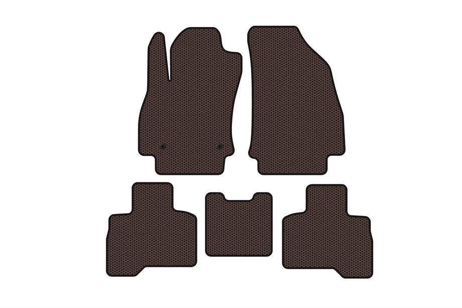 Fiat Fiorino/Qubo 2008–2024 Carsuit gummimåtter til kabine (til Qubo 2008-2016, brun) Image