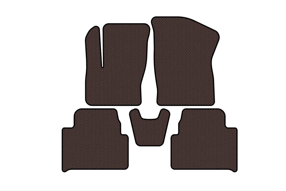 Ford C-Max 2004–2010 Gummimåtter Carsuit (Brun) Image
