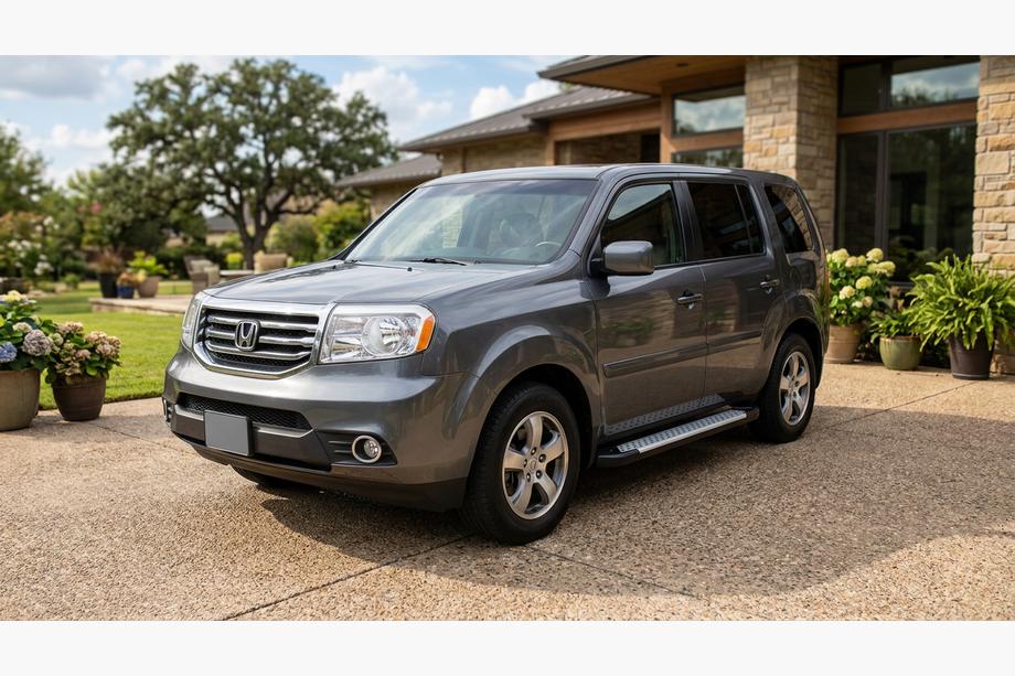 Honda Pilot 2008–2015 Sidetrin Allmond Grey (2 stk., aluminium) Image