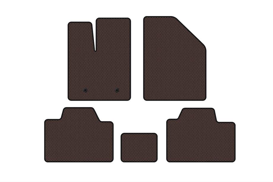 Ford Edge 2006–2014 Gummimåtter Carsuit (Brun) Image