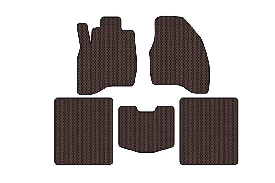 Ford Explorer 2011–2019 Gummimåtter Carsuit (2015-2019, 5-sæders, brun) Image