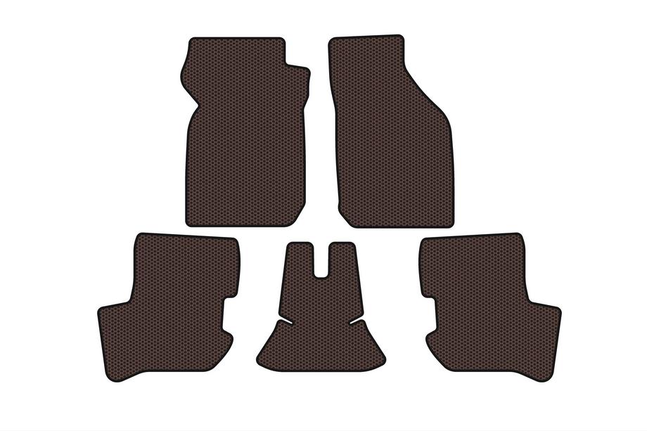 Ford Ka 1996–2008 Gummimåtter Carsuit (HB, brun) Image