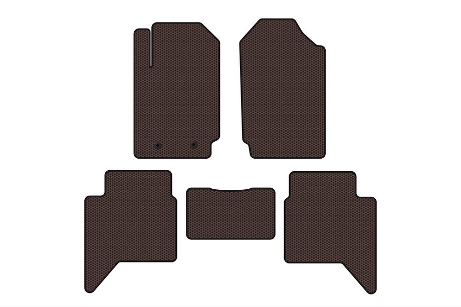 Ford Ranger 2011–2022 Gummimåtter Carsuit (Brun) Image