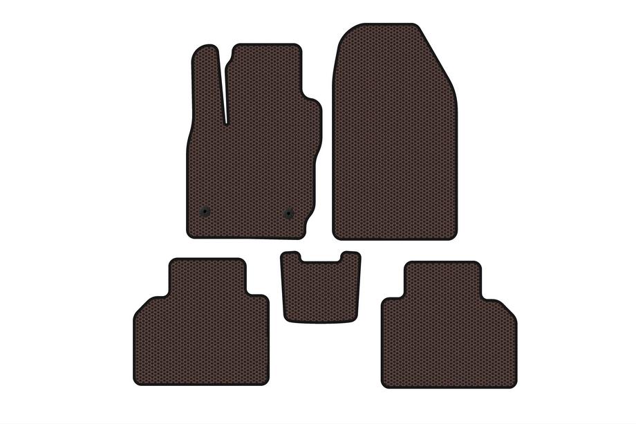 Ford Courier 2014–2023 Gummimåtter Carsuit (Brun) Image