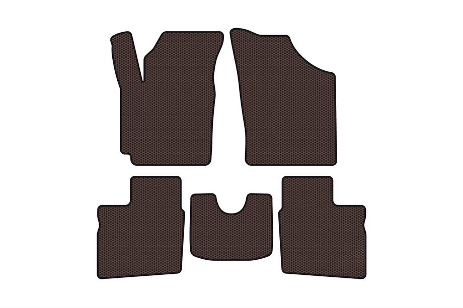 Geely CK-1 2005–2008 Gummimåtter Carsuit (2005-2009, SD, brun) Image