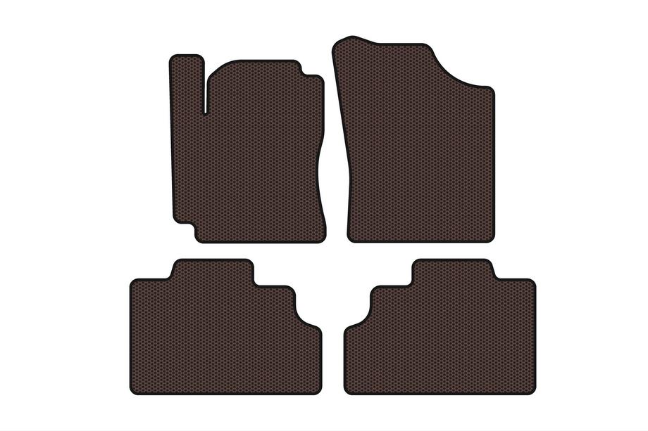 Geely CK-2 2008–2016 Gummimåtter Carsuit (SD, brun) Image