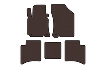 Geely MK Cross 2010–2016 Gummimåtter Carsuit (Brun) foto 1