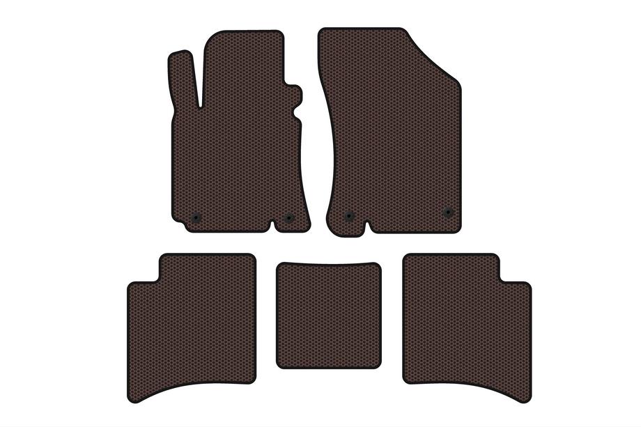 Geely MK Cross 2010–2016 Gummimåtter Carsuit (Brun) Image