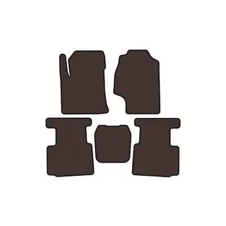 Gummimåtter Carsuit (Brun)