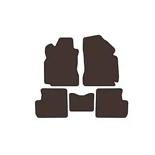 Gummimåtter Carsuit (Brun)