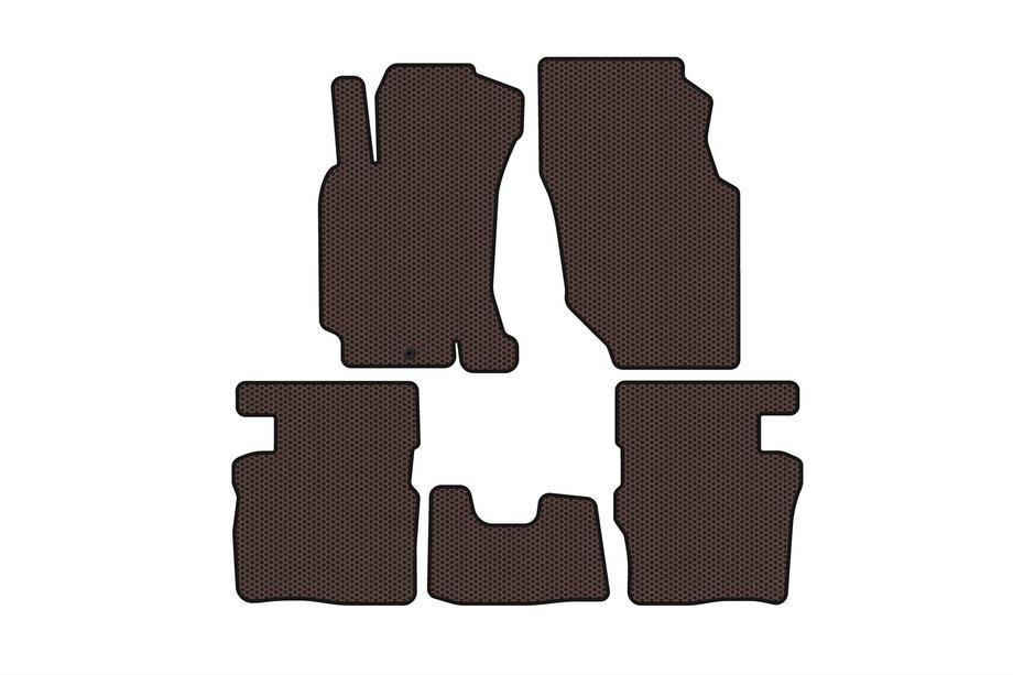 Honda HR-V 1998–2006 Gummimåtter Carsuit (5-dørs, brun) Image