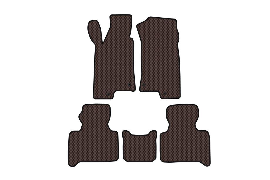Hummer H3 2005–2010 Gummimåtter Carsuit (Brun) Image