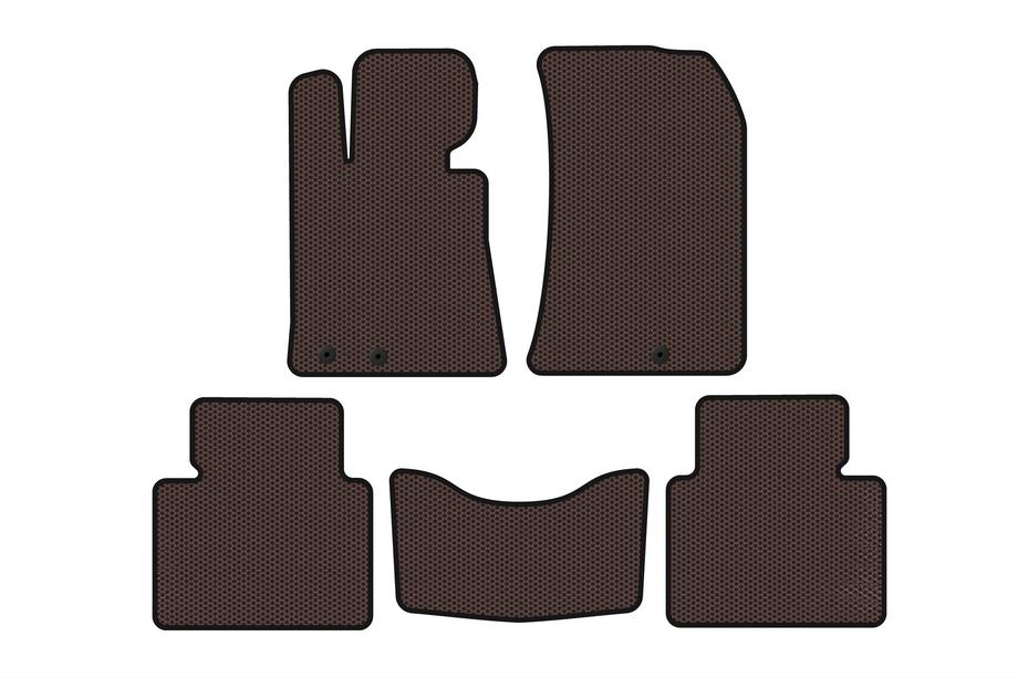 Hyundai Genesis BH 2008–2013 Gummimåtter Carsuit (Brun) Image
