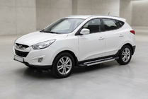 Hyundai IX-35 2010–2015 RedLine V1 sidestrin (2 stk., aluminium) foto 1