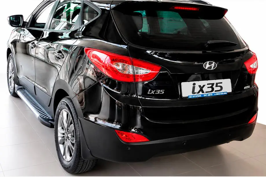 Hyundai IX-35 2010–2015 Sidetrin Line (2 stk., aluminium) Image