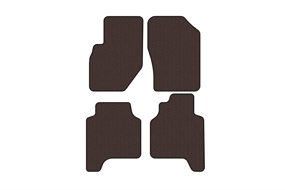 Hyundai Terracan 2001–2007 Gummimåtter Carsuit (Brun) Image