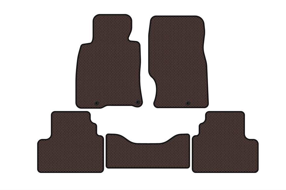 Infiniti G25/G35/37 (V36/CV36) 2006–2015 Gummimåtter Carsuit (G25-G35, SD, brun) Image