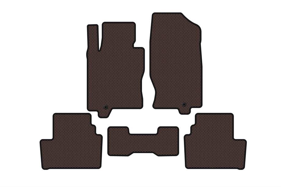 Infiniti G25/G35/37 (V36/CV36) 2006–2015 Gummimåtter Carsuit (G35 S, Coupe, brun) Foto 1